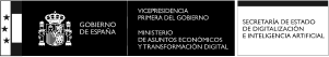 Logo del Ministerio de Asuntos Económicos y Transformación Digital